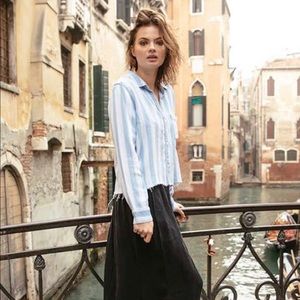 Rails long sleeve raw edge